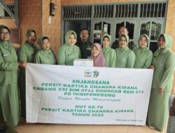 Sambut HUT Persit ke 79, Jajaran Persit KCK Cabang XXI Kodim Pemalang Melaksanakan Anjangsana