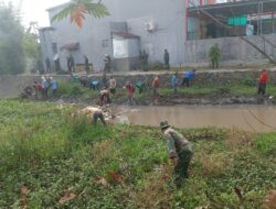 Jumat Bersih, Kodim Pemalang Bersama Seluruh Komponen Masyarakat Bersihkan Embung Kali Lanjar 2