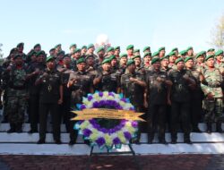 Peringati HUT Ke-64 Korem 071/Wk, Kodim 0711/Pemalang Gelar Ziarah Rombongan di TMP Jayana Sureng Yudha