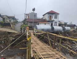 Dandim Pemalang Turun Langsung Pantau Pembangunan Jembatan Pascabanjir Bandang di Pulosari