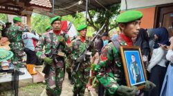 Dandim Pemalang Pimpin Upacara Persemayaman dan Pemakaman Militer Almarhum Peltu Purwoko