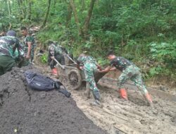 Tak Kenal Medan Ekstrem, Pengabdian Tanpa Batas Satgas TMMD 127 Kodim Brebes Pantang Menyerah