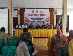 Satgas TMMD Sengkuyung Tahap I Tahun 2026 Kodim 0711/Pemalang Gelar Penyuluhan Hukum Terpadu di Desa Surajaya