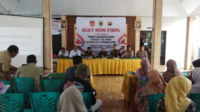 Satgas TMMD Sengkuyung Tahap I Tahun 2026 Kodim 0711/Pemalang Gelar Penyuluhan Hukum Terpadu di Desa Surajaya