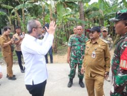 Dandim 0711/Pemalang Dampingi Kunjungan Kerja Menko Pangan RI di Kabupaten Pemalang