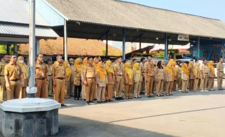 DPUPR Kabupaten Pemalang Gelar Apel Pagi Senin 16 Maret 2026