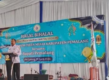 Halal Bihalal Di Halaman kantor pusat perumda air minum Tirta mulia Pemalang 1 IMG 20260401 WA00282
