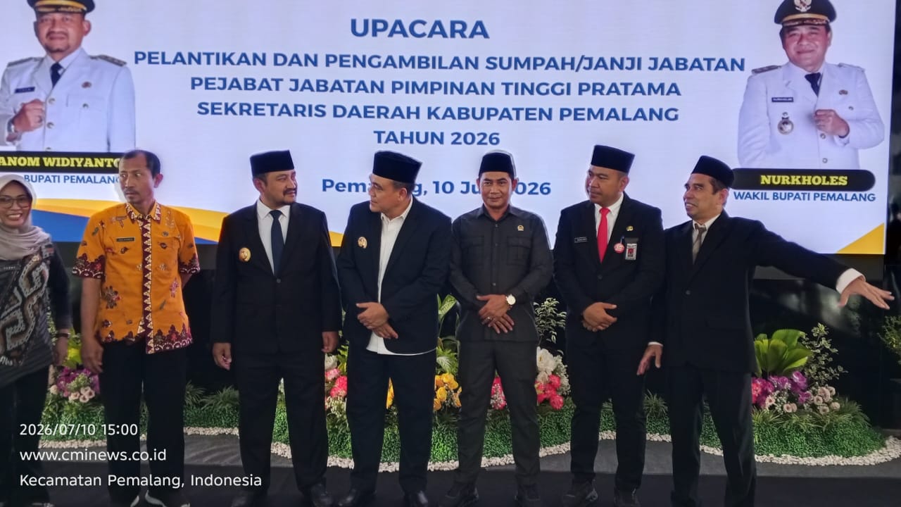 Resmi Dilantik, Sekda Pemalang Baru Diminta Tancap Gas Percepat Pelayanan. 1 IMG 20260710 WA0021