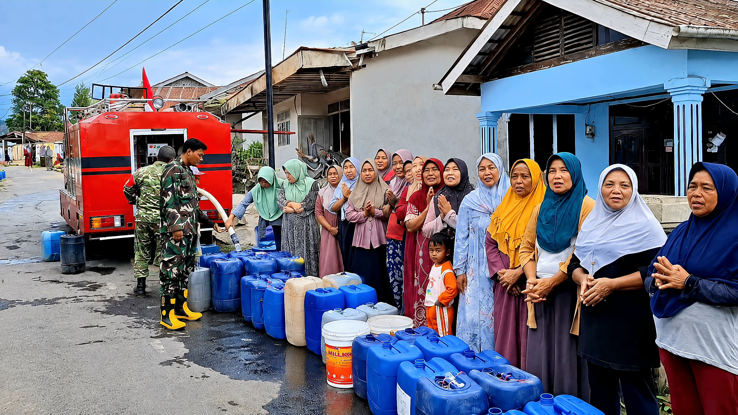 Satu Minggu Kesulitan Air, Warga Pagenteran Terima Bantuan Air Bersih dari Kodim 0711/Pemalang 1 IMG 20260918 WA00611