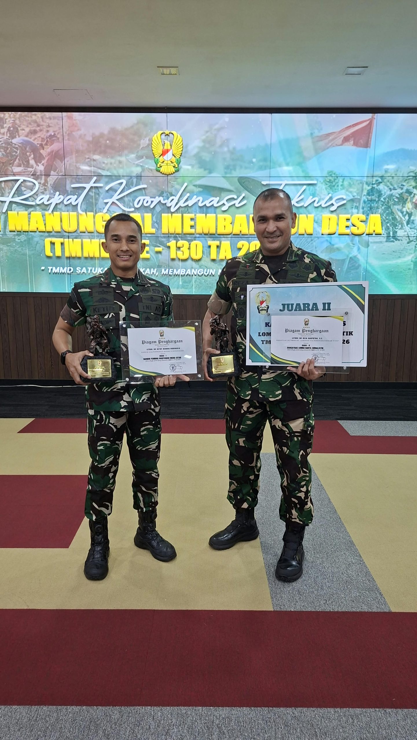 Kodam IV/Diponegoro Torehkan Prestasi pada LKJ TMMD ke-129, Dansatgas Raih Juara II dan Wartawan Juara I 1 IMG 20260919 WA0009 scaled